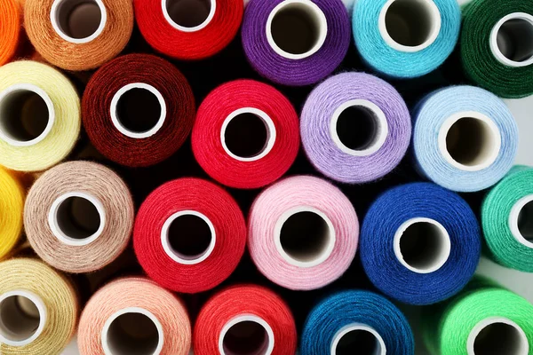 Background Colourful Thread Spools — Stock Photo, Image