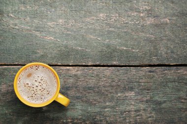 Kahve gri ahşap tablo