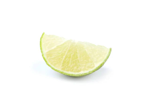 Owocu limonki na białym tle — Zdjęcie stockowe