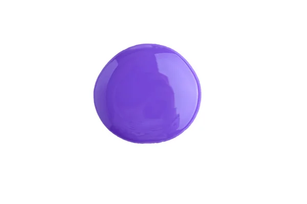 Purple nail polish isolated on white background — Stock Photo, Image