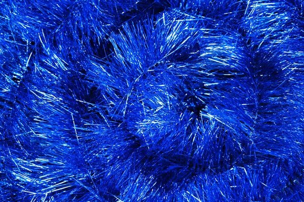 Sfondo di fili di lame blu di Natale — Foto Stock