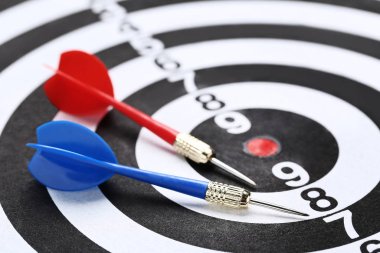 Dart ile dart tahtası arka plan