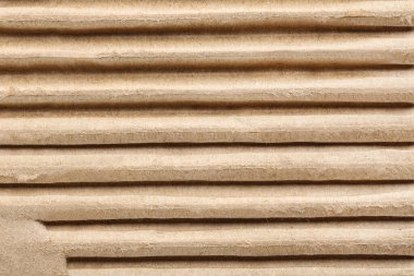 Kahverengi karton parçasının arkaplanı