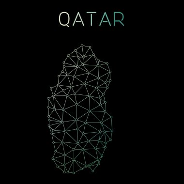 Katar Ağ Haritası.