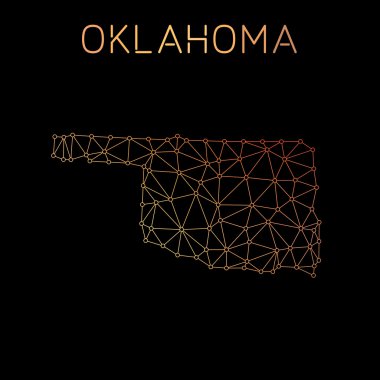 Oklahoma Ağ Haritası.