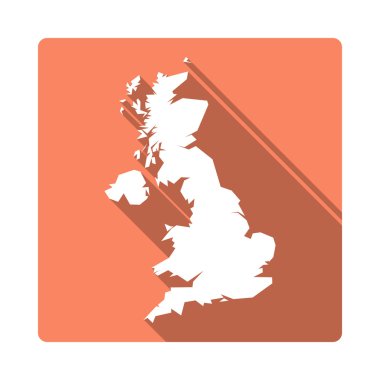 Vektör Türkiye Harita Düğmesi.