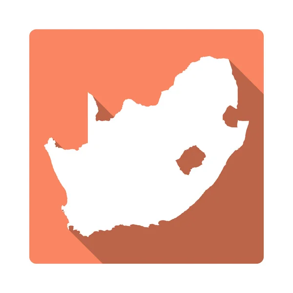 ベクトル南アフリカマップボタン. — ストックベクタ
