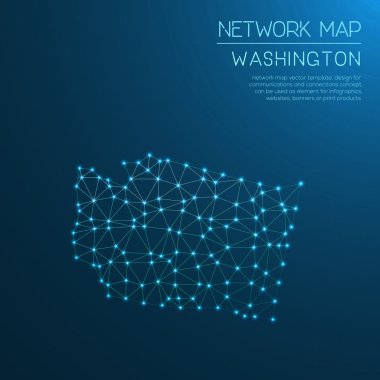Washington Ağ Haritası.