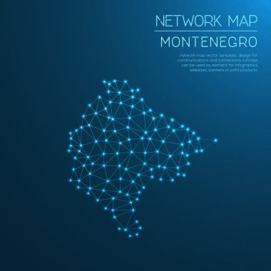 Karadağ Ağ Haritası.