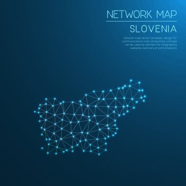 Slovenya Ağ Haritası.