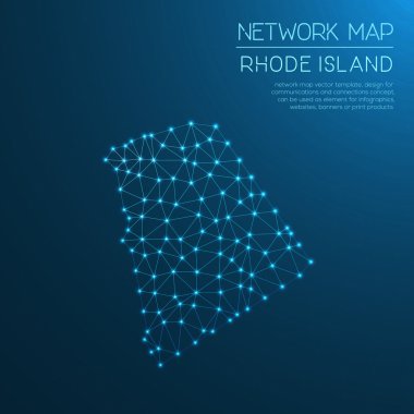 Rhode Island Ağ Haritası.