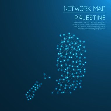 Palestine Ağ Haritası.