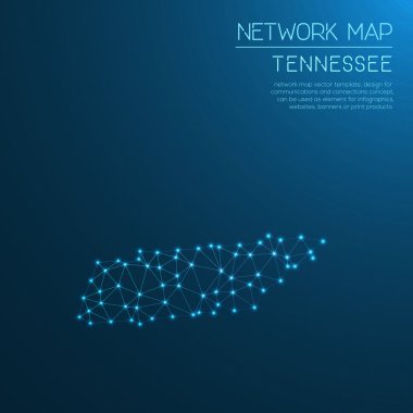 Tennessee Ağ Haritası.