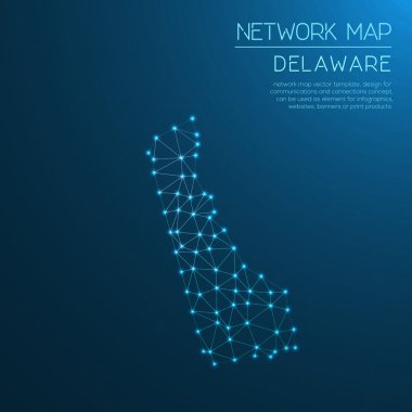 Delaware Ağ Haritası.