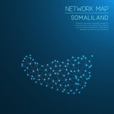 Somaliland Ağ Haritası.