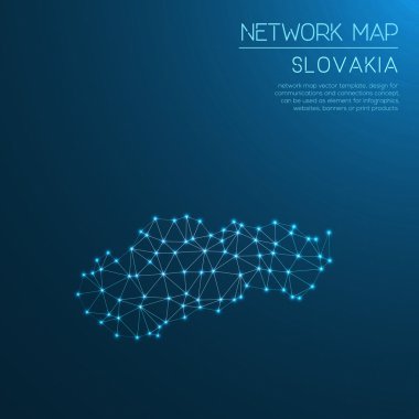Slovakya Ağ Haritası.
