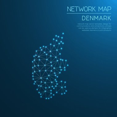 Danimarka Ağ Haritası.