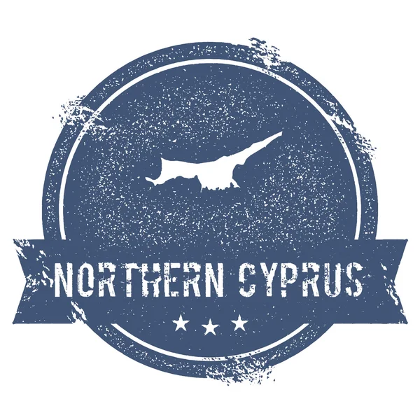 Marchio Cipro settentrionale . — Vettoriale Stock