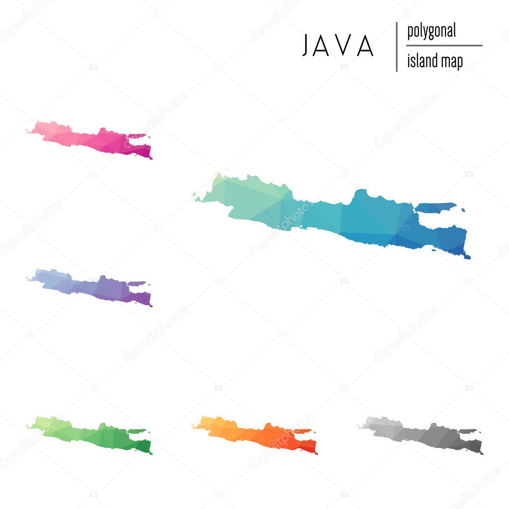 Map Of Vector Java - Maps of the World