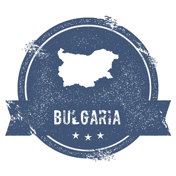 Bulgaria mark. Travel rubber stamp with the name and map of Bulgaria, vector illustration. Can be — Stock Vector