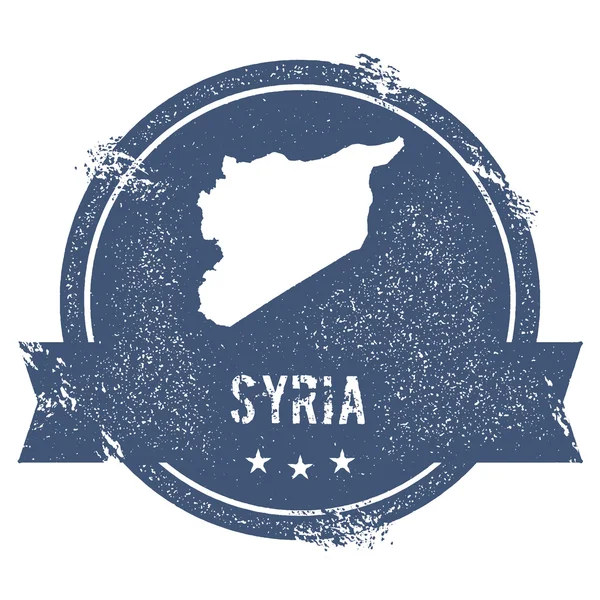 Marca da República Árabe Síria . — Vetor de Stock