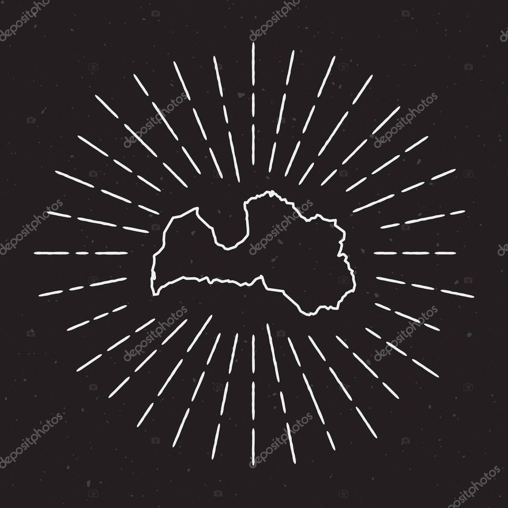 Illustrator map Riga Latvia ai