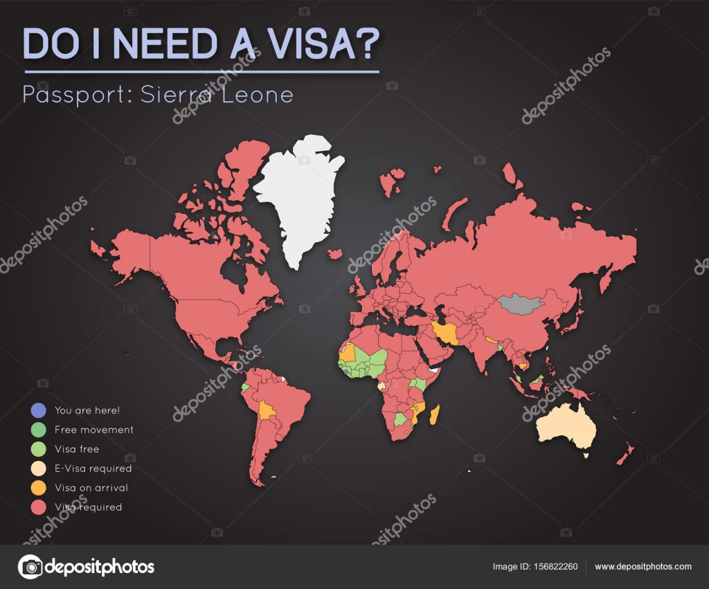 Visas information for Republic of Sierra Leone passport holders Year