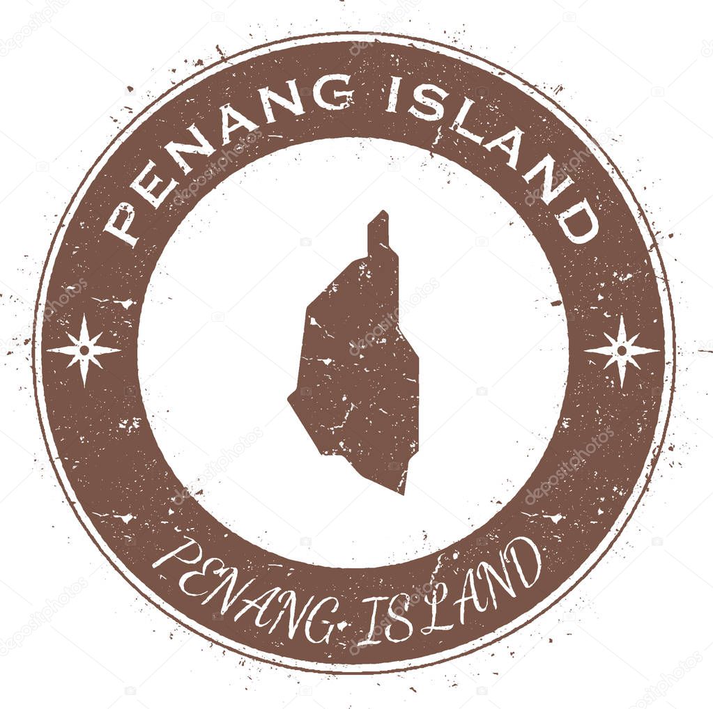 Penang Island Circular Patriotic Badge Grunge Rubber Stamp With Island Flag Map And Name Written Along Circle Border Vector Illustration Premium Vector In Adobe Illustrator Ai Ai Format Encapsulated