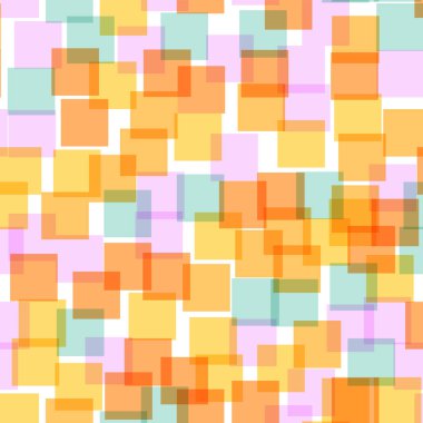 Kareler desen beyaz geometrik arka plan görkemli rasgele kareler kaotik geometrik soyut