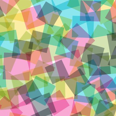 Kareler desen beyaz geometrik arka plan şaşılacak rasgele kareler kaotik geometrik soyut