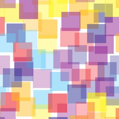 Kareler desen beyaz geometrik arka plan hassas rasgele kareler kaotik geometrik soyut