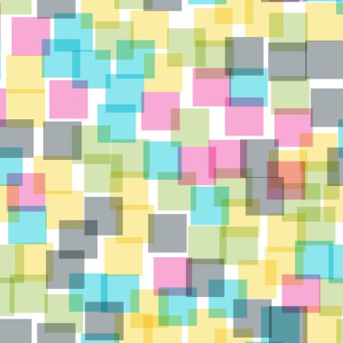 Kareler desen beyaz geometrik zemin tuhaf rastgele kareler kaotik geometrik soyut