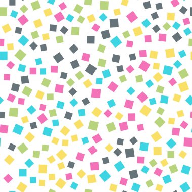 Kareler desen beyaz geometrik arka plan olağanüstü rasgele kareler geometrik soyut