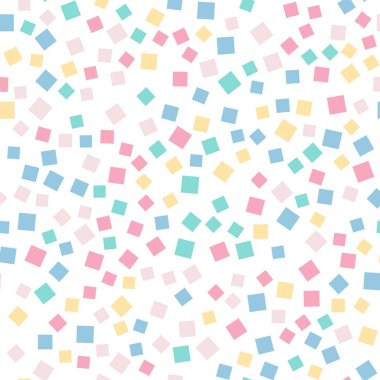 Kareler desen beyaz geometrik arka plan takdire değer rasgele kareler kaotik geometrik soyut