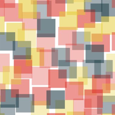 Soyut desen beyaz geometrik arka plan güzel rasgele kareler geometrik kaotik dekor kareler