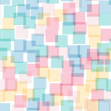 Kareler desen beyaz geometrik arka plan çarpıcı rasgele kareler kaotik geometrik soyut