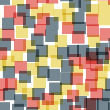 Soyut desen beyaz geometrik arka plan Ideal rasgele kareler geometrik kaotik dekor kareler