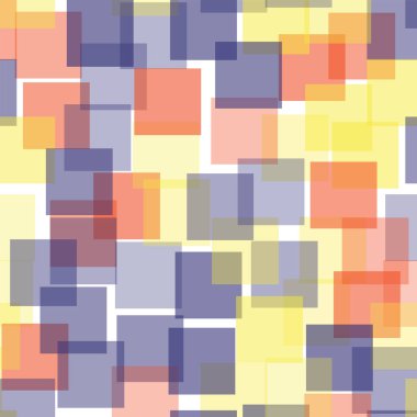 Soyut desen beyaz geometrik zemin temiz rasgele kareler geometrik kaotik dekor kareler