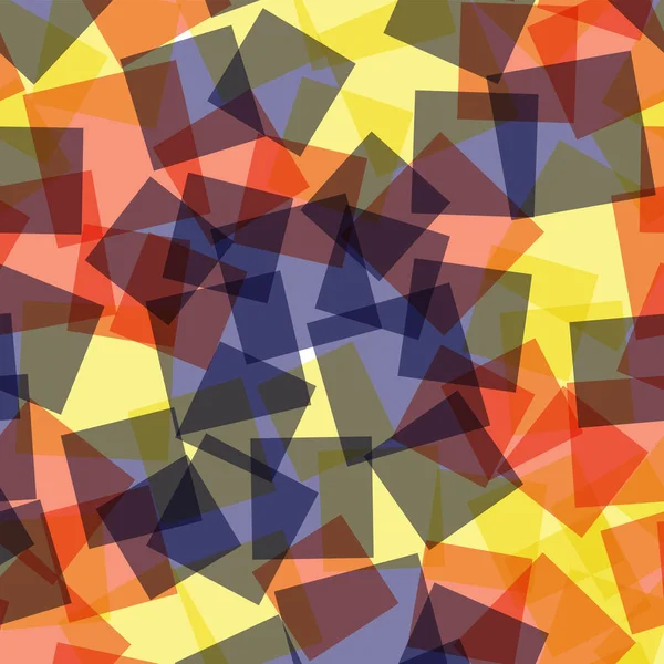 Abstraktní čtverce vzor bílé geometrické pozadí úchvatné náhodné čtverce geometrický chaotické — Stockový vektor