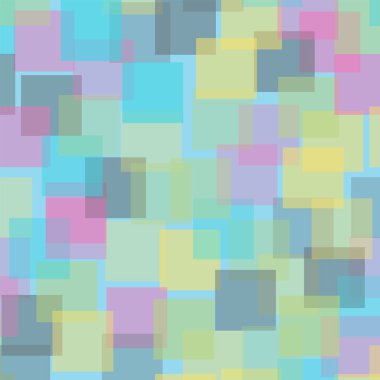 Kareler desen açık mavi geometrik renkli üstün rasgele kareler geometrik soyut