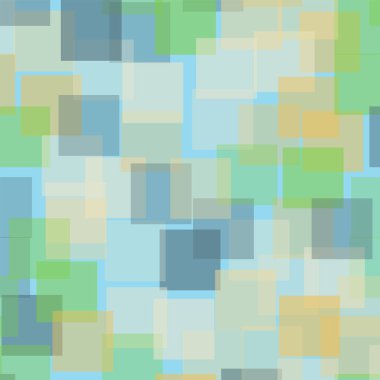 Kareler desen açık mavi geometrik renkli zarif rasgele kareler kaotik geometrik soyut