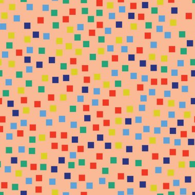 Kareler desen geometrik pembe cazip rasgele kareler kaotik geometrik soyut