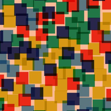 Kareler desen geometrik pembe nadir rasgele kareler geometrik kaotik dekor soyut