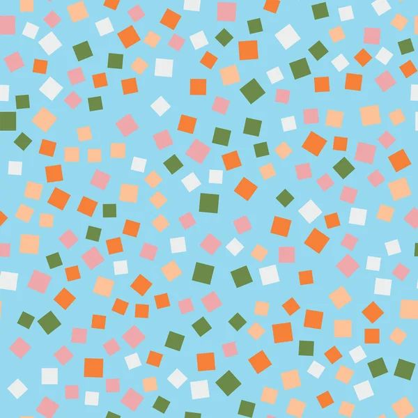 Kareler desen açık mavi geometrik renkli görkemli rasgele kareler geometrik soyut