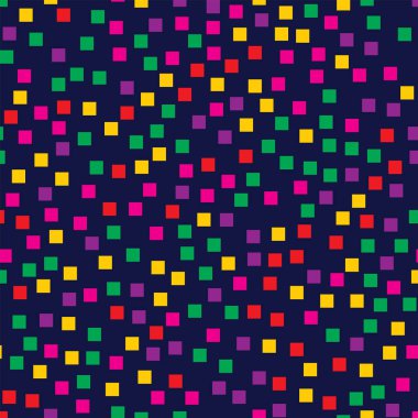 Soyut desen derin mavi geometrik arka plan Amazing rasgele kareler geometrik kaotik kareler