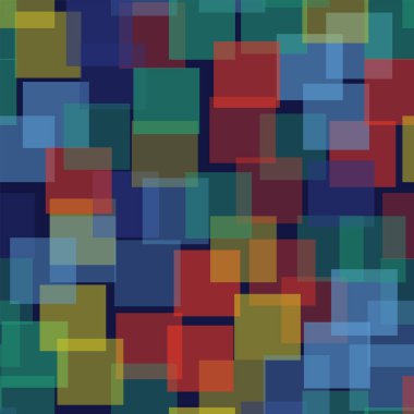 Desen derin mavi geometrik arka plan unutulmaz rasgele kareler geometrik soyut kareler