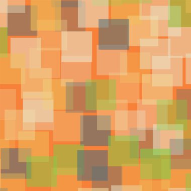 Soyut desen turuncu geometrik arka plan harika rasgele kareler geometrik kaotik kareler