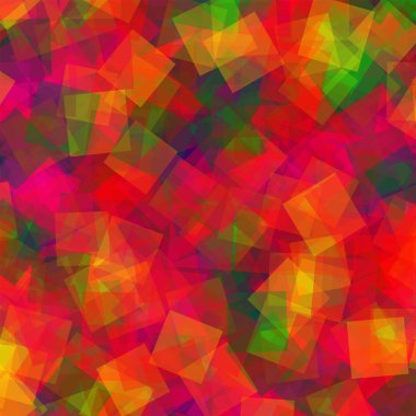 Soyut desen derin mavi geometrik arka plan büyük rasgele kareler geometrik kaotik kareler