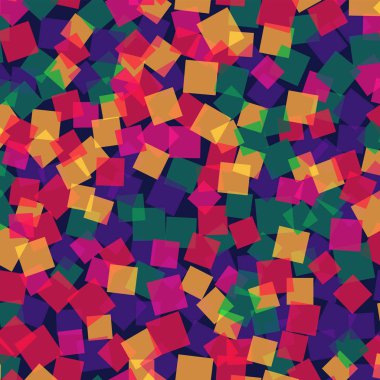 Soyut desen derin mavi geometrik arka plan serin rasgele kareler geometrik kaotik kareler