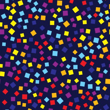 Soyut desen derin mavi geometrik arka plan memnuniyet rasgele kareler geometrik kaotik kareler